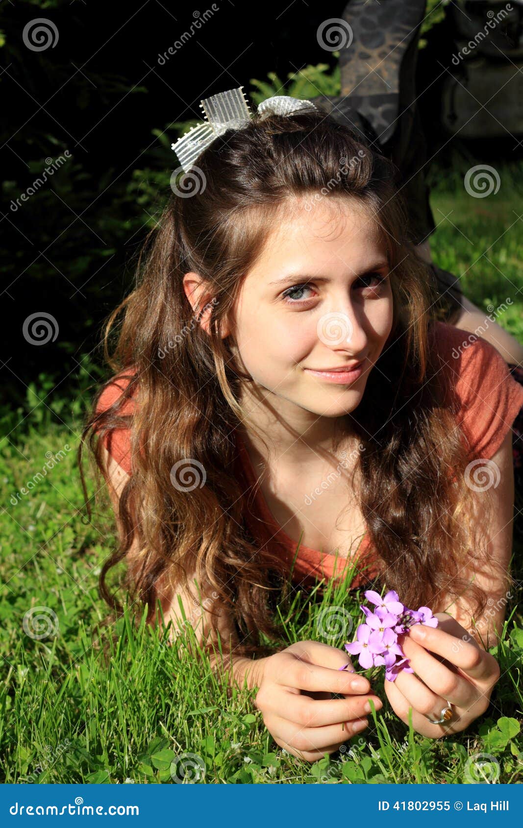 Sweet Teen Lounging Stock Photo Image 41802955