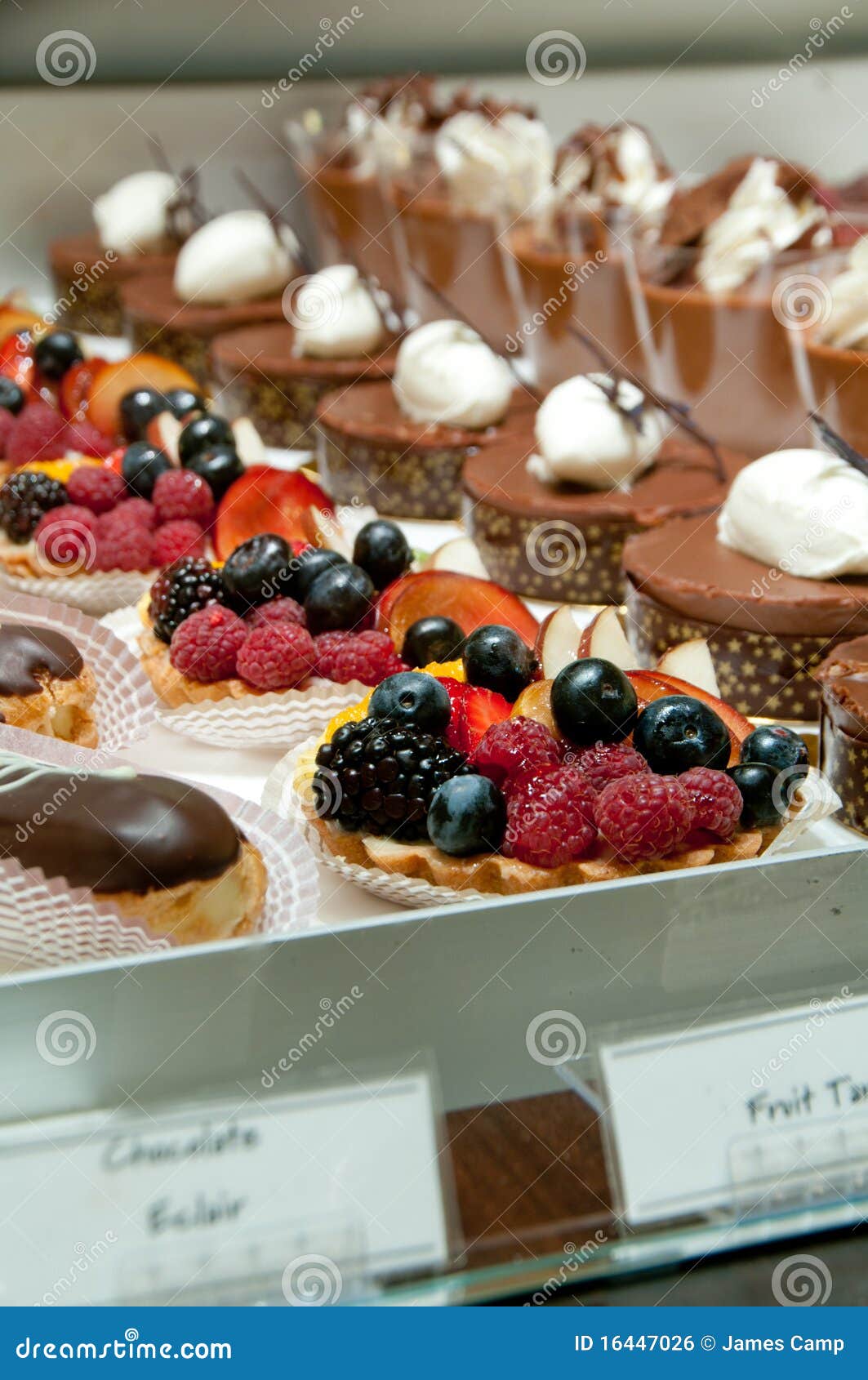 Sweet treats at a bakery stock photo. Image of food, dessert 16447026