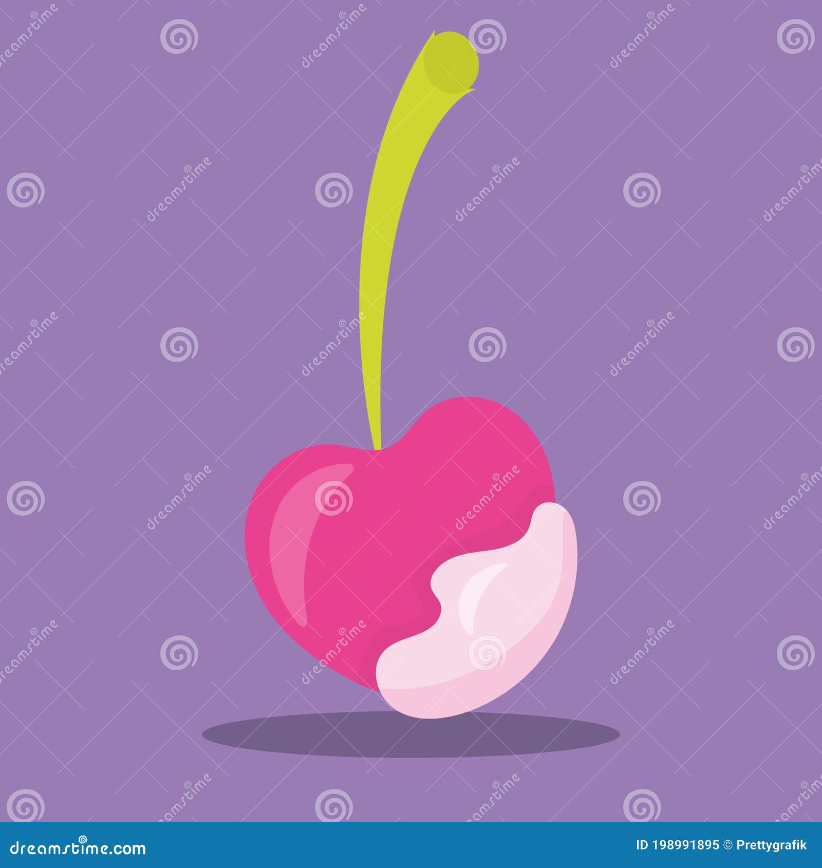 Sweet valentine berry 13 stock vector. Illustration of berry - 198991895