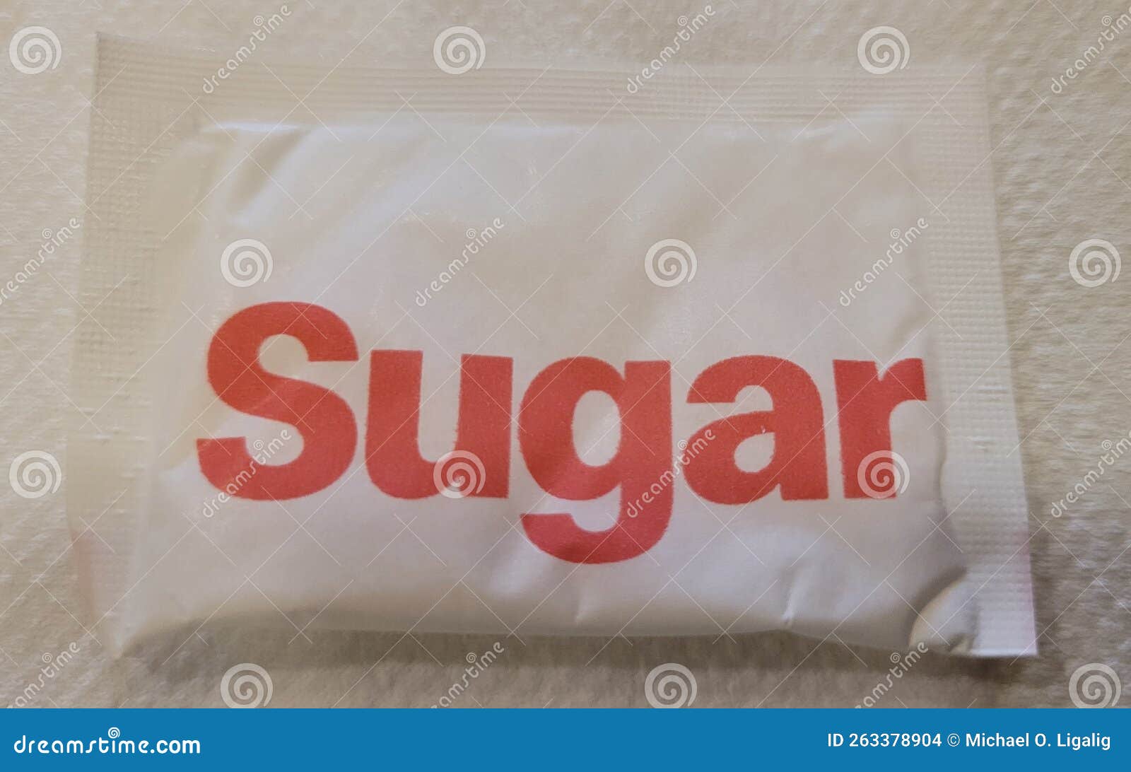 Sweet White Sugar in Sachet Pack Stock Photo Image of sugar, sweet