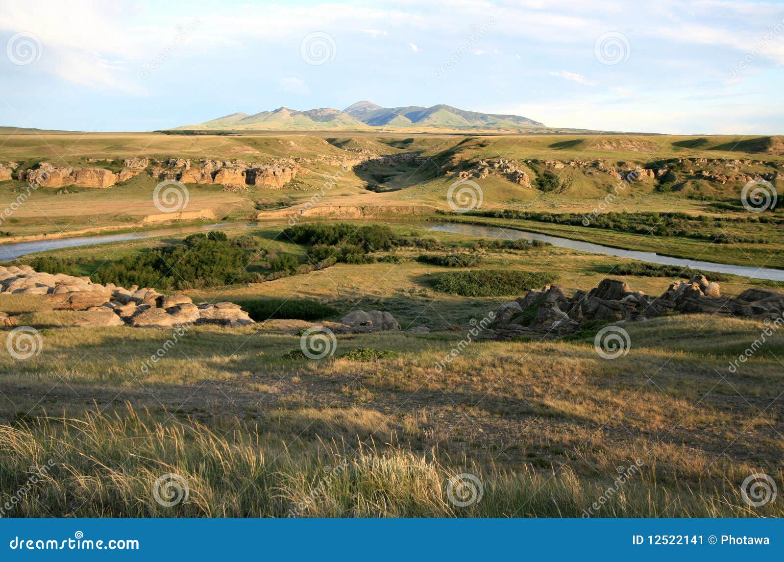 Sweetgrass Hills and Davis Coulee Stock Image Image of canada, nature