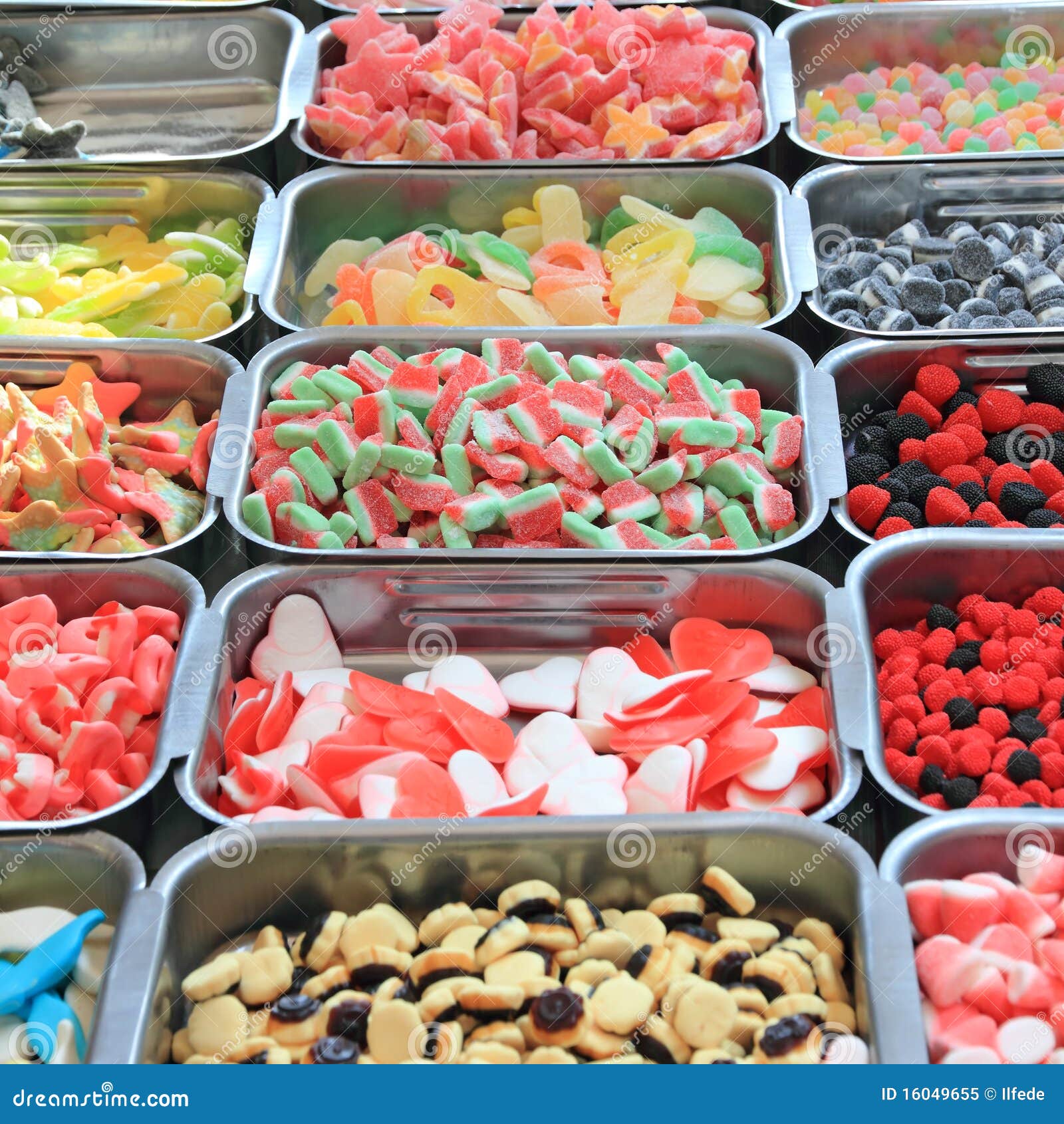 Sweets and candies stock image. Image of mixed, candy 16049655