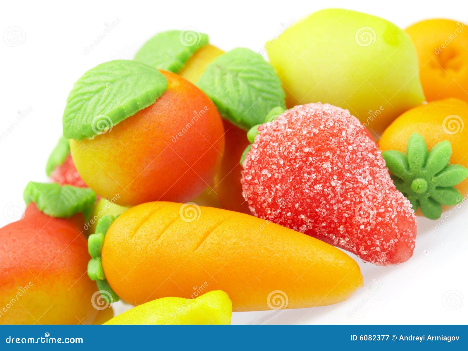 Sweets Marzipan. in the Form of Fruit Stock Image Image of apple
