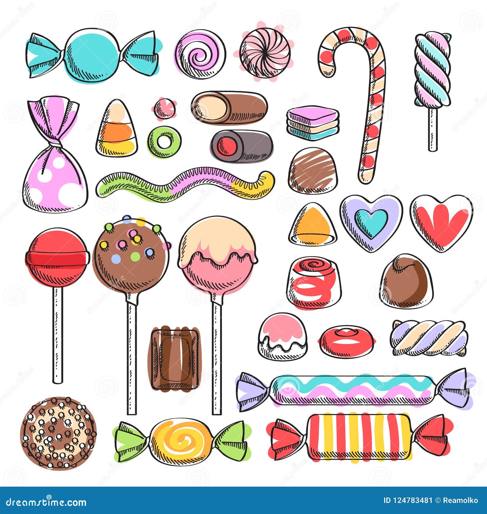 Download Candy, Sweets, Snacks. Royalty-Free Stock Illustration Image -  Pixabay