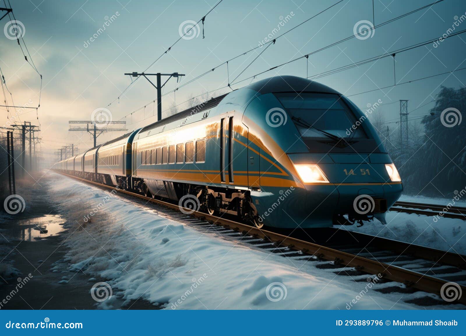 swift and efficient, the express train quickly transports passengers to destinations