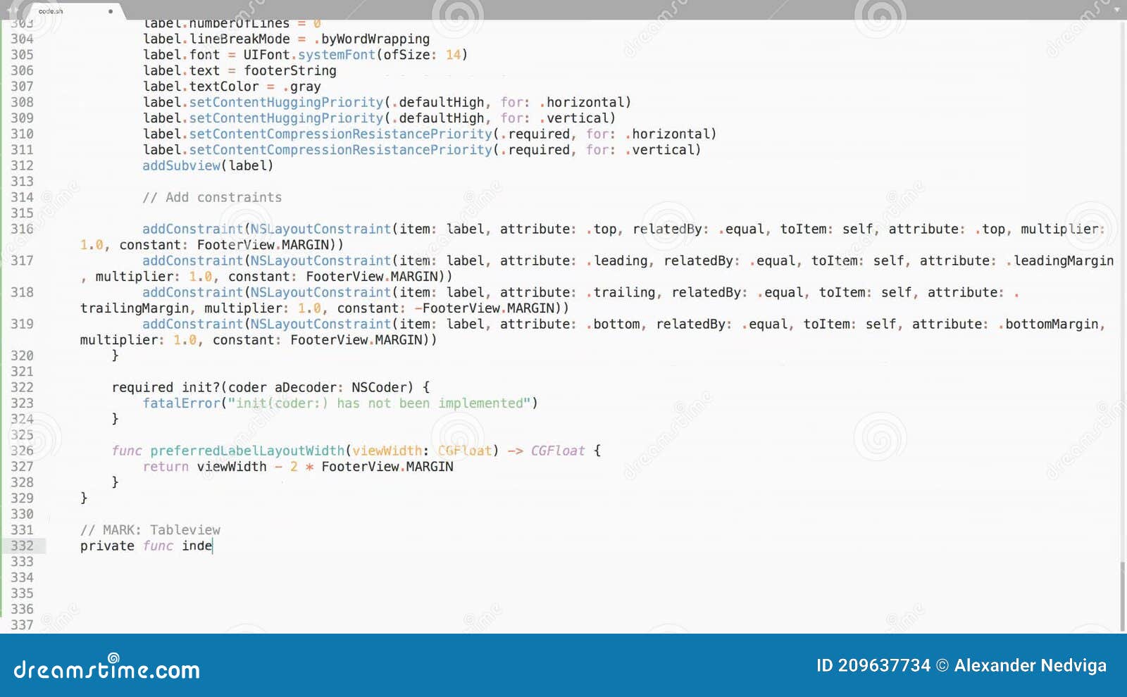 Swift Programming Language Source Code Typing Effect. Swift Programmer ...