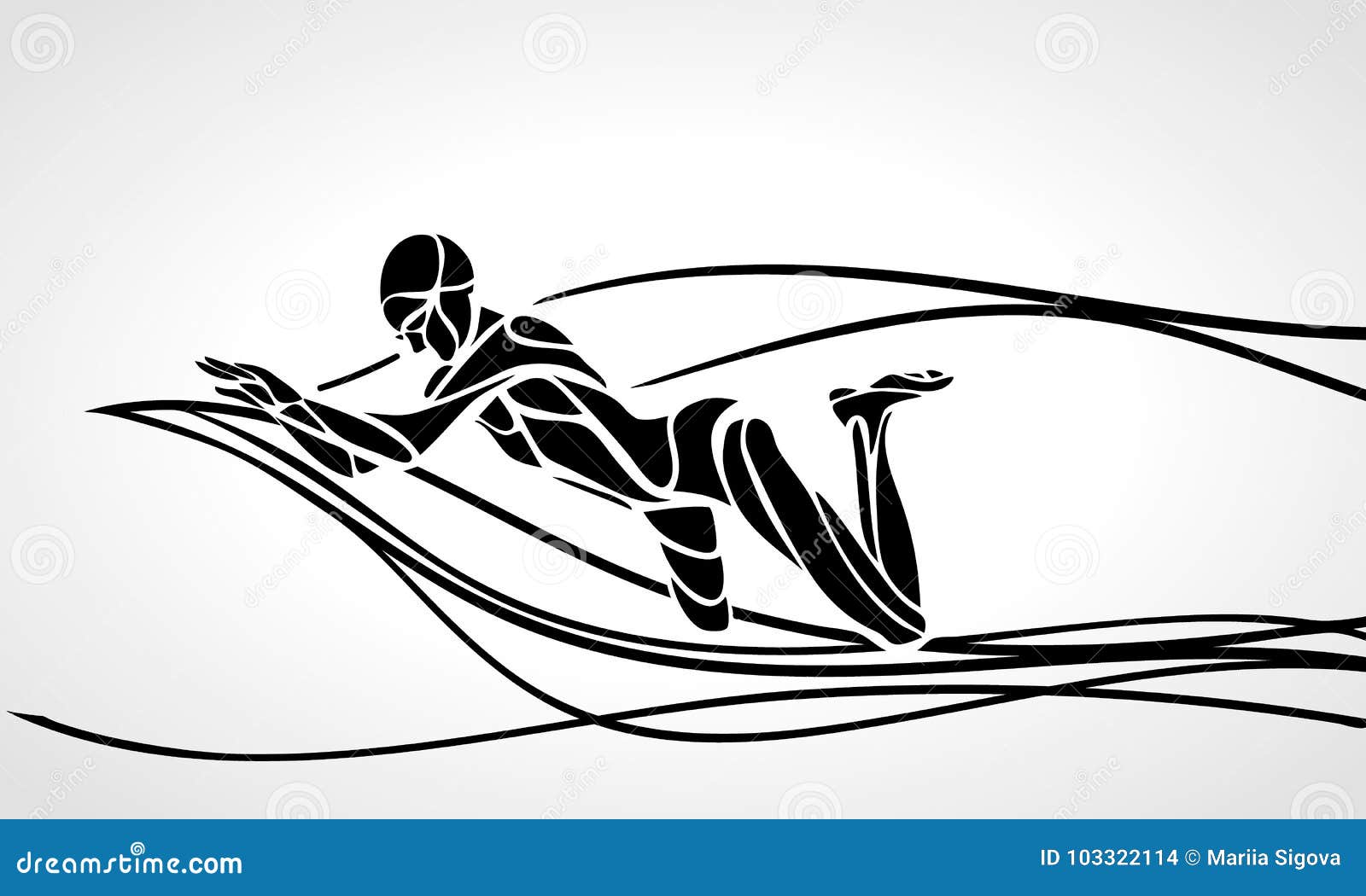 Breaststroke Stock Illustrations – 471 Breaststroke Stock