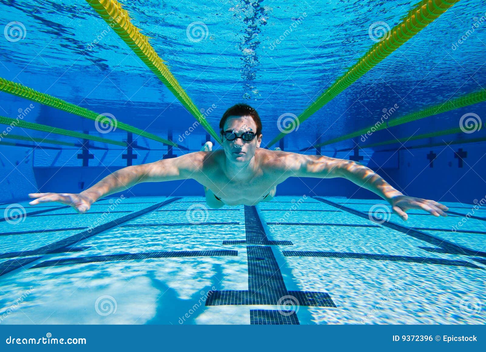 Swimmer Underwater stock photo. Image of motion, energetic 9372396