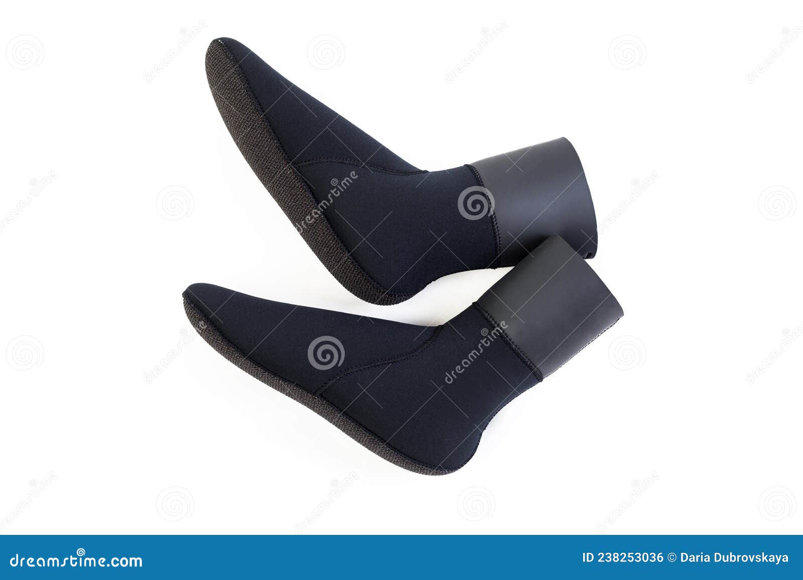 Swimming Boots. Neoprene Diving Shoes Stock Photo - Image of beach ...