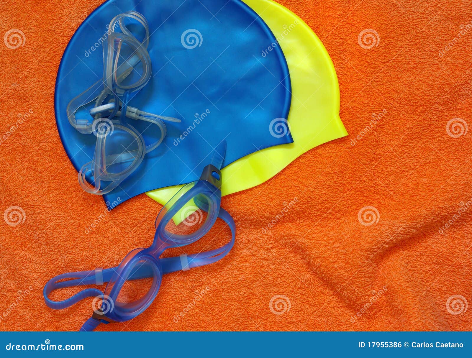 Swimming gear stock photo. Image of colorful, object - 17955386