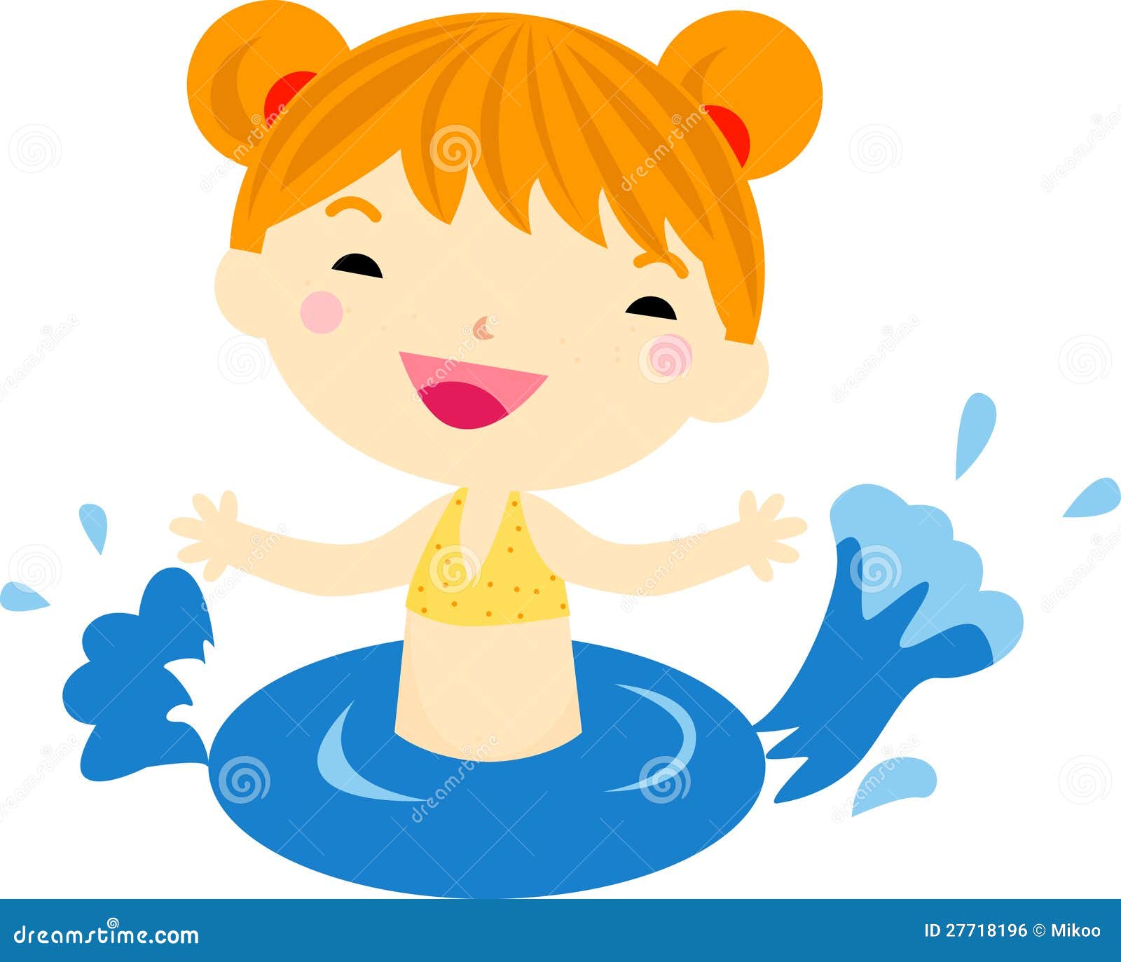 Swimming Girl Royalty Free Stock Image - Image: 27718196