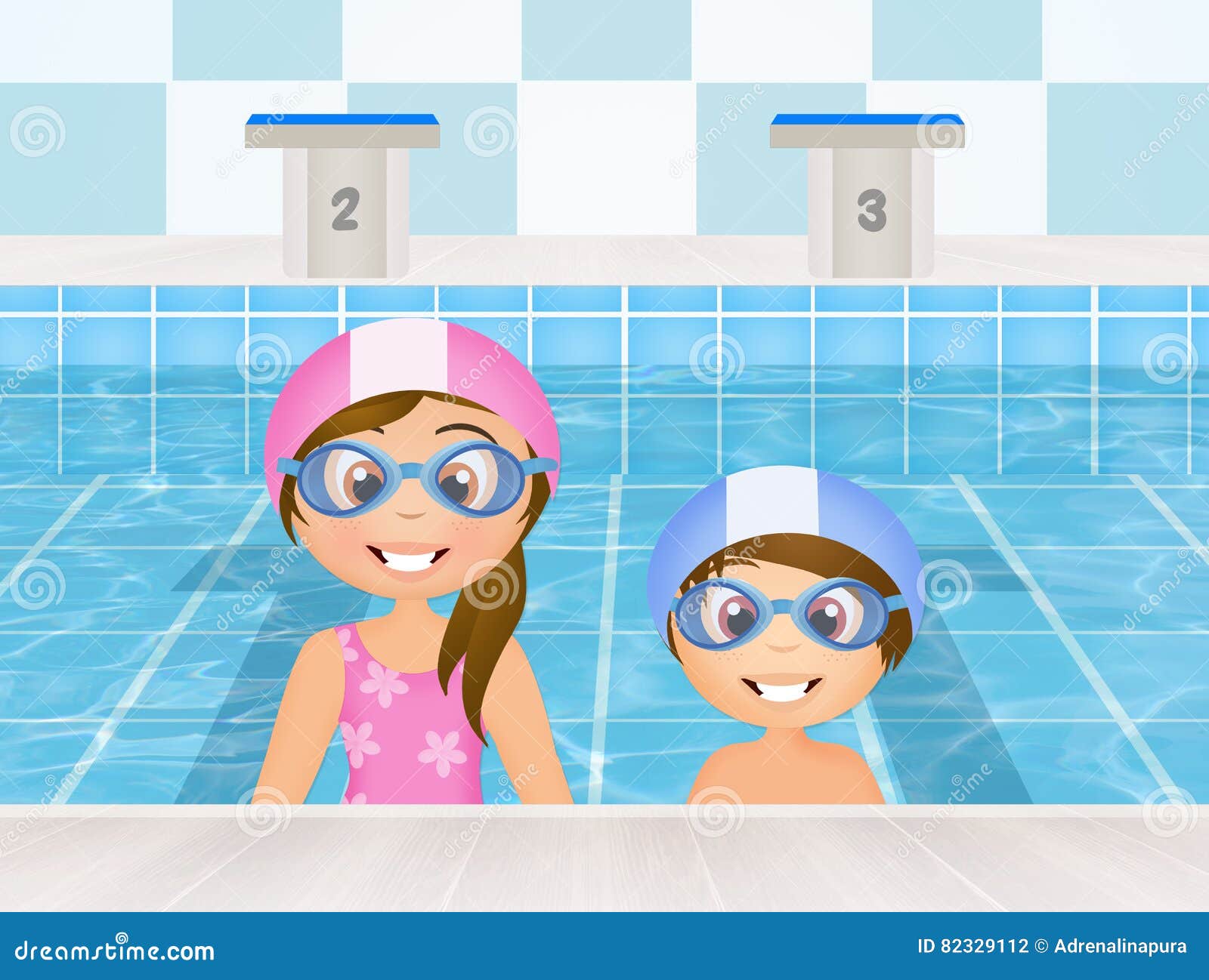 Swimming Lessons for Children Stock Illustration - Illustration of funny, glasses: 82329112 Swimming Lessons for Children Stock Illustration - Illustration of funny, glasses: 82329112
