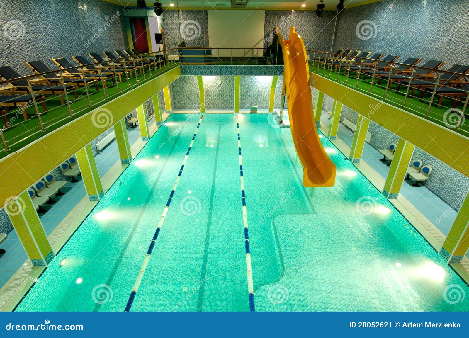 Swimming pool stock image. Image of color, entertainment 20052621