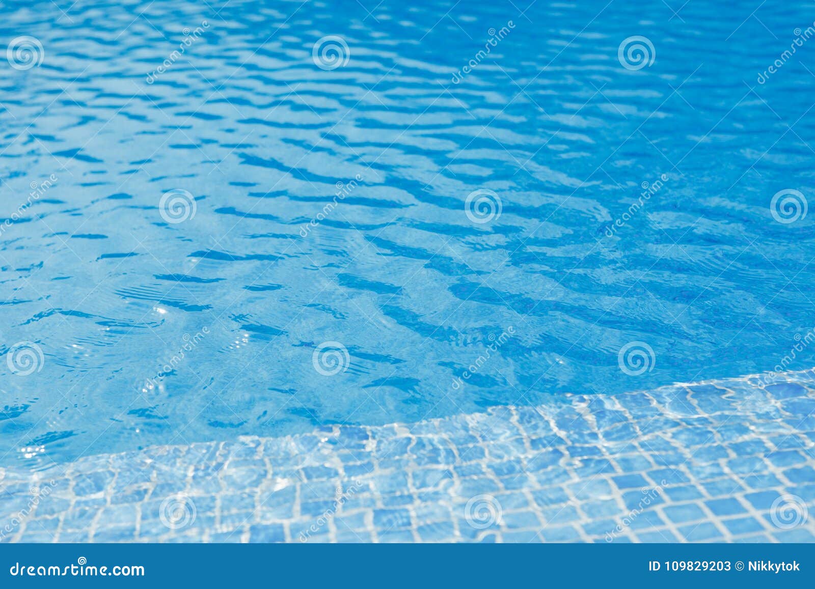 Swimming Pool with Blue Water and Tile Stock Image - Image of aesthetic ...