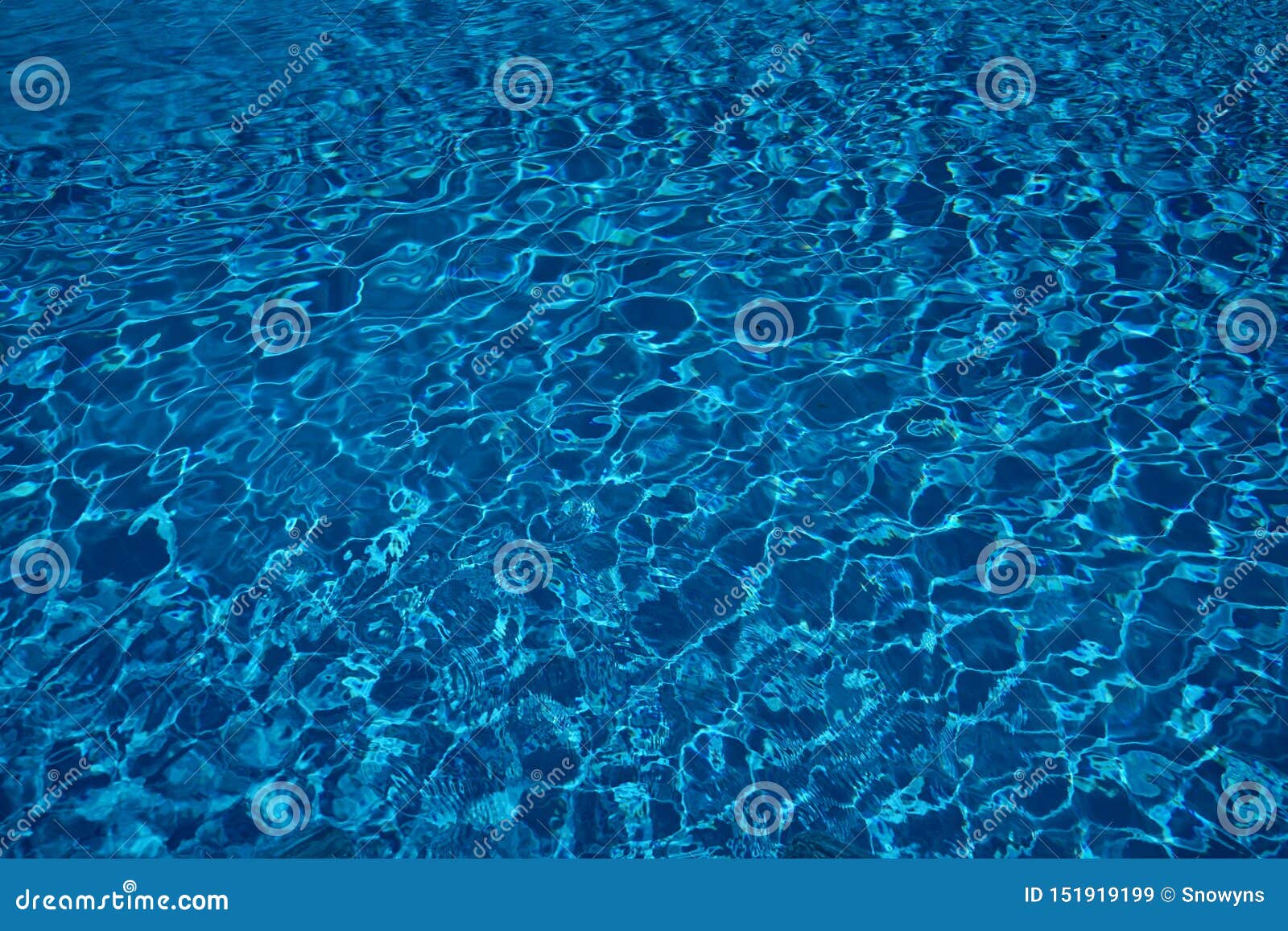 Swimming Pool Clear Blue Water Surface with Sparkling Light Reflections Stock Image Image of