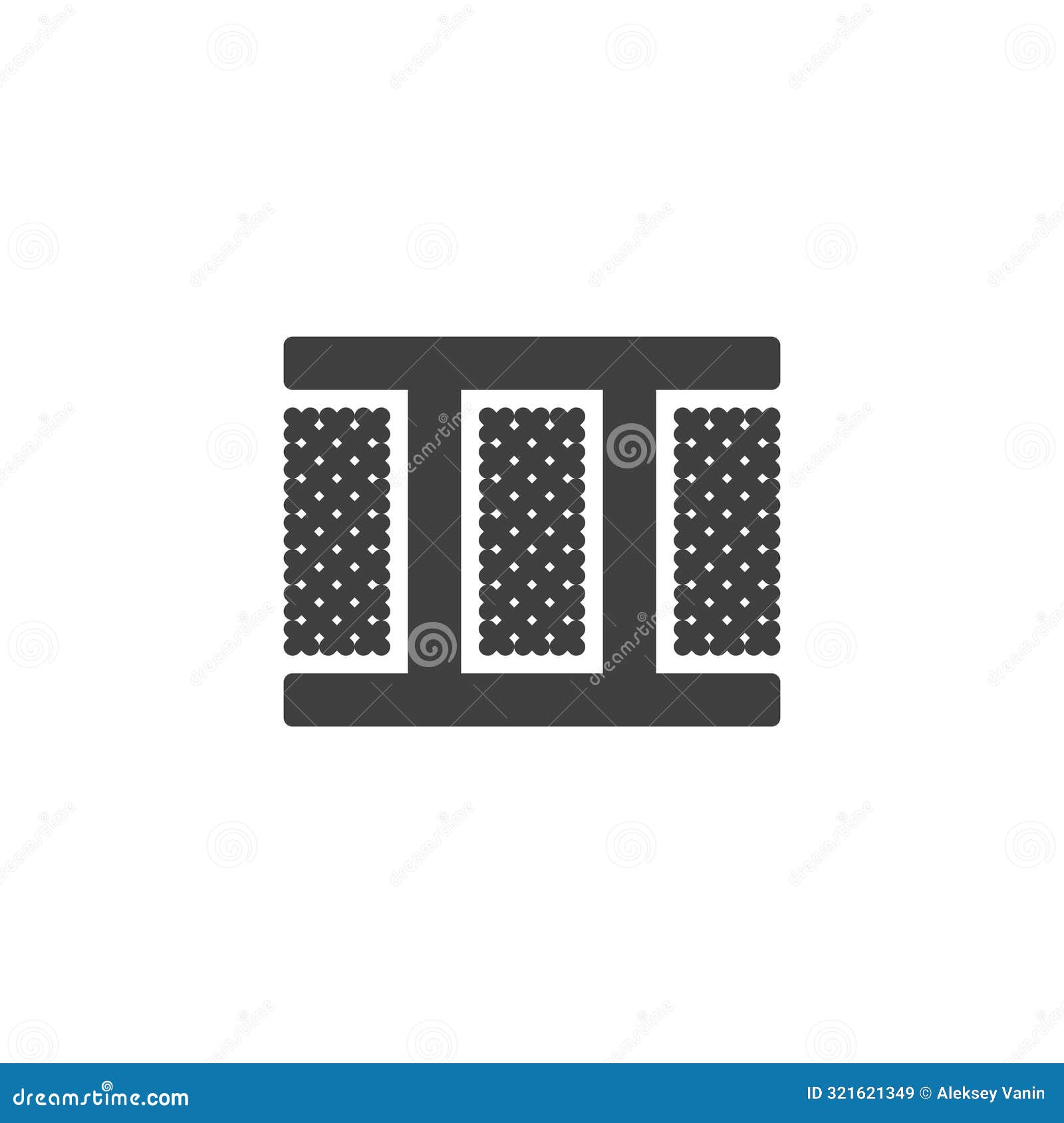 swimming pool fence  icon