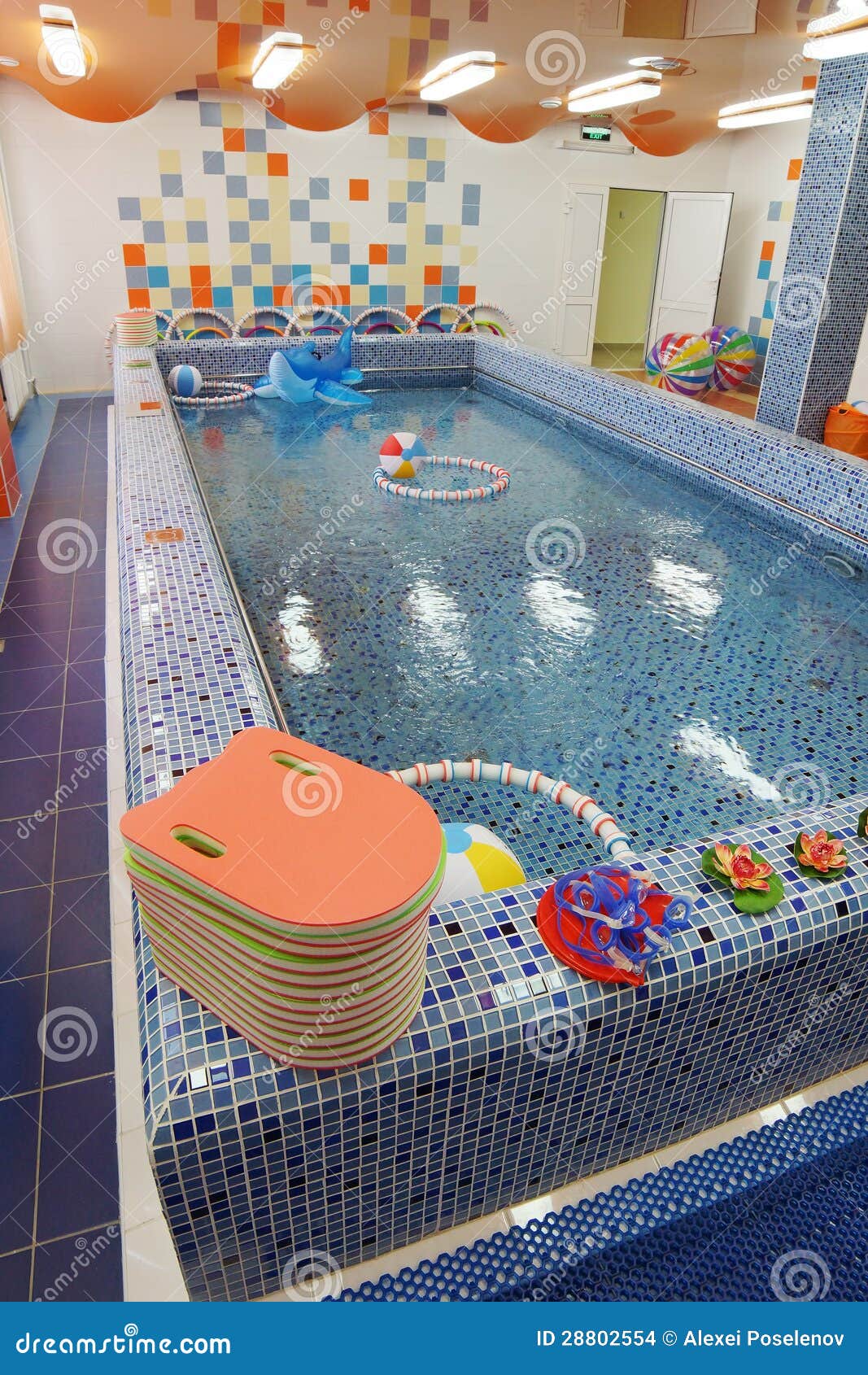 Swimming Pool In A Kindergarten Stock Photo Image 28802554