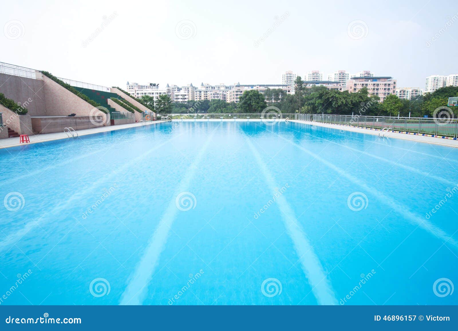 Swimming pool stock image. Image of cool, color, swimming 46896157
