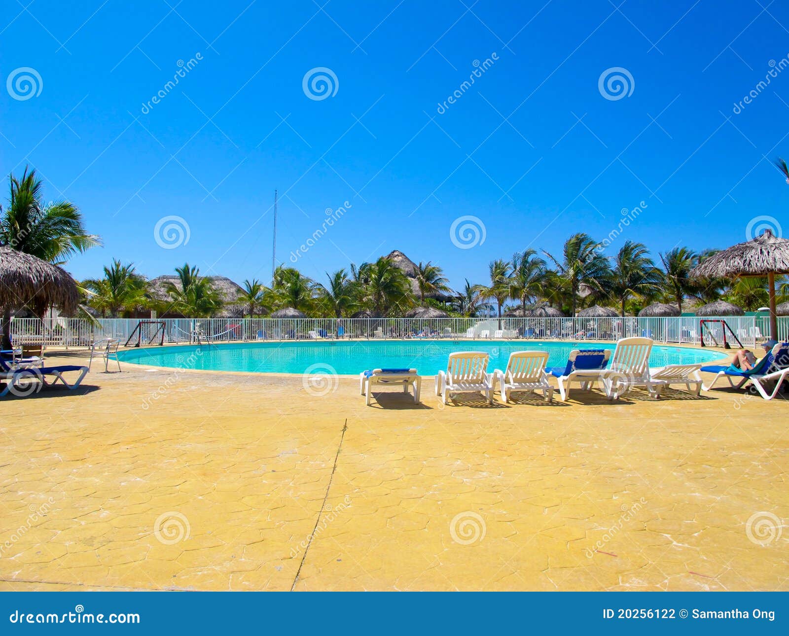 Swimming Pool at the Resort (Cuba, Caribbeans) Stock Photo Image of