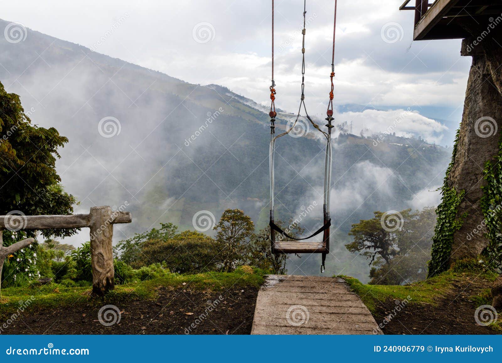 the swing at the casa del arbol, ecuador