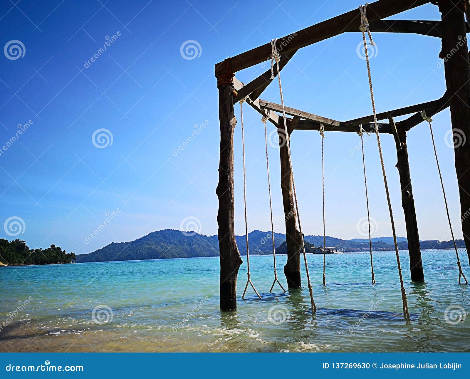 beach swing chair