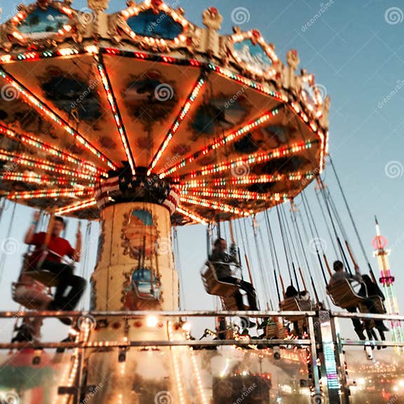 Swing a la Carnival stock image. Image of carisse, cain 52102589