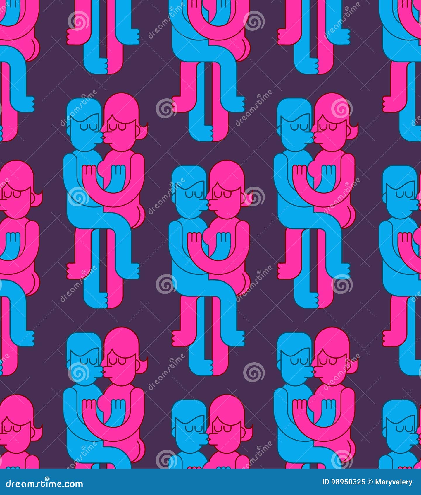 Swinger Party Seamless Pattern