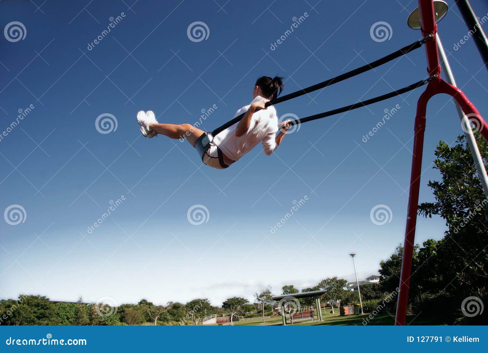 swinging high
