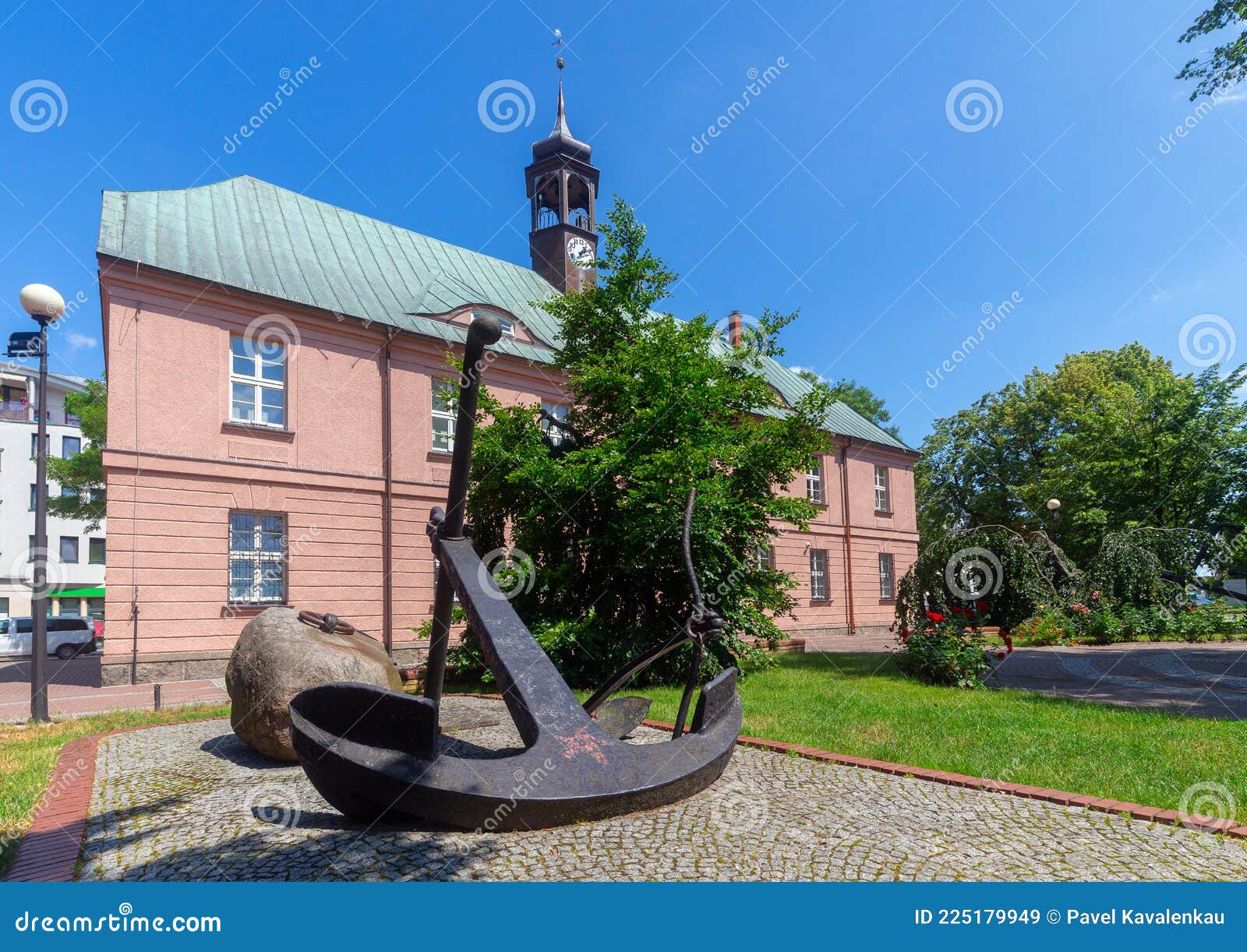 Swinoujscie. Sea Fishing Building on a Sunny Day. Stock Image - Image ...