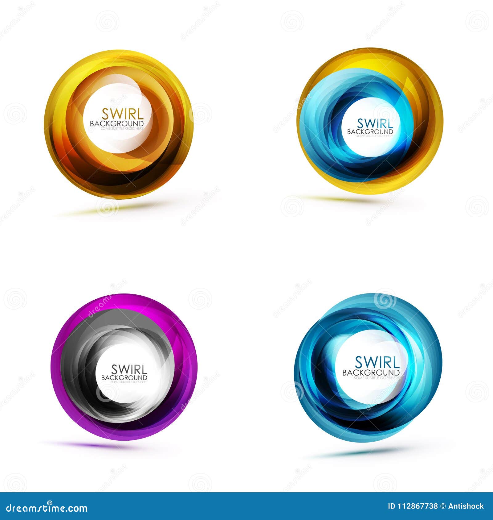 Spiral motion Royalty Free Vector Image - VectorStock