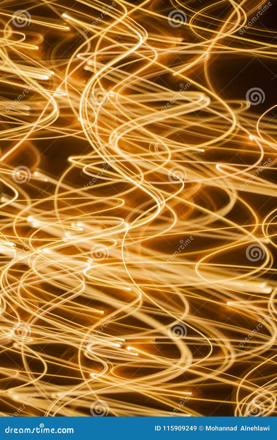 Swirl Sparkling Glowing Lines Background Stock Image - Image of ...