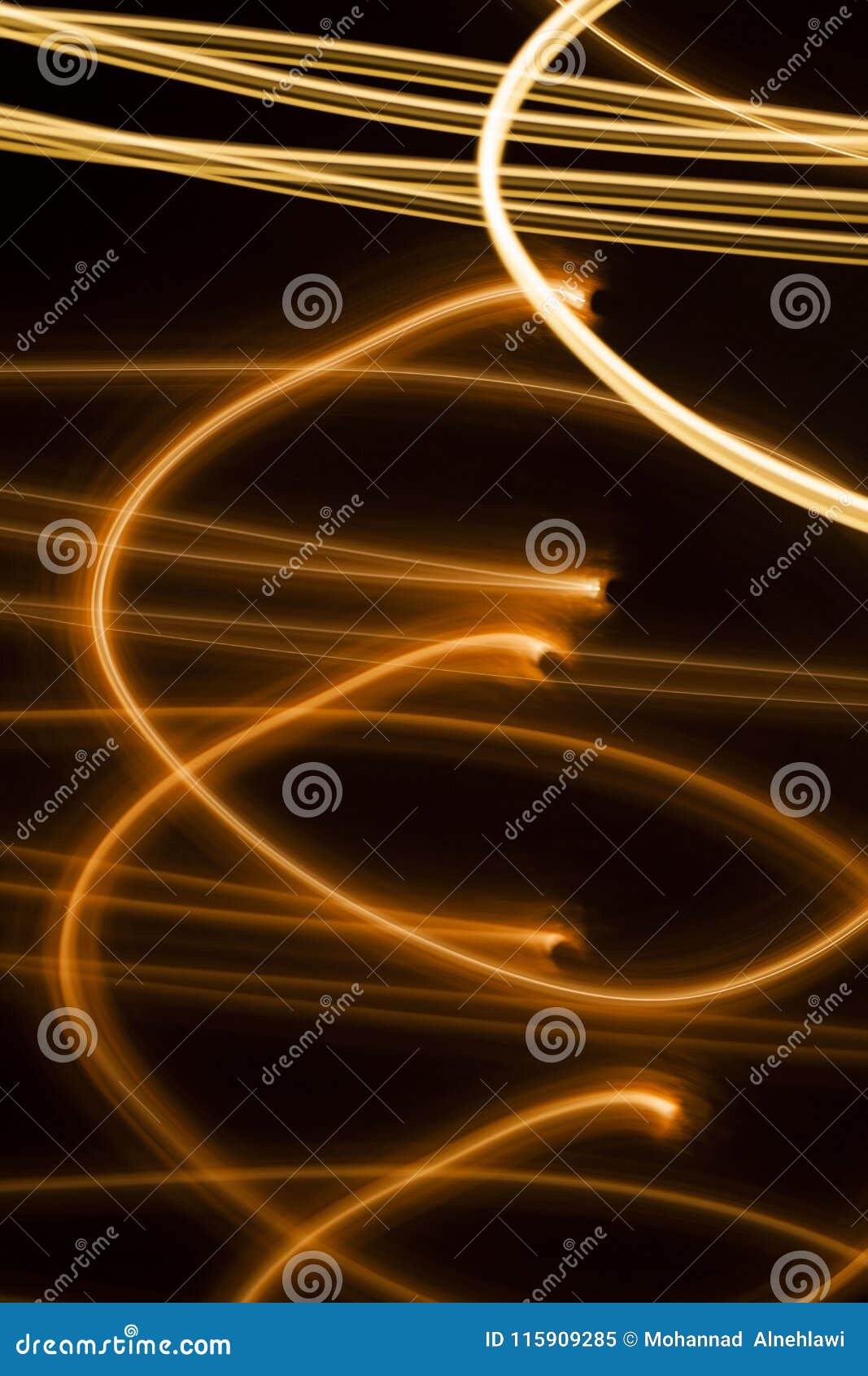 Swirl Sparkling Glowing Lines Background Stock Image - Image of swirl ...