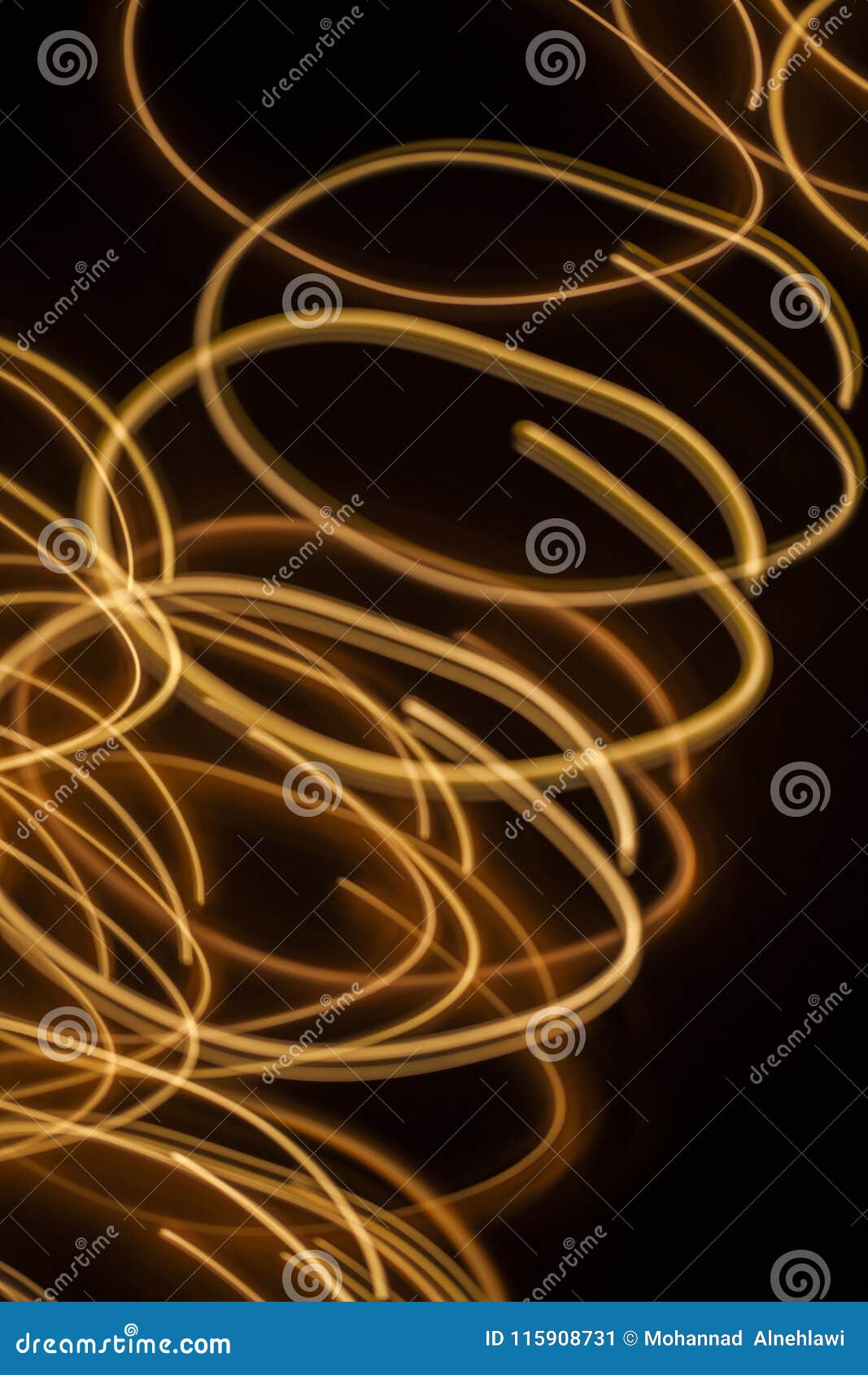 Swirl Sparkling Glowing Lines Background Stock Image - Image of glowing ...