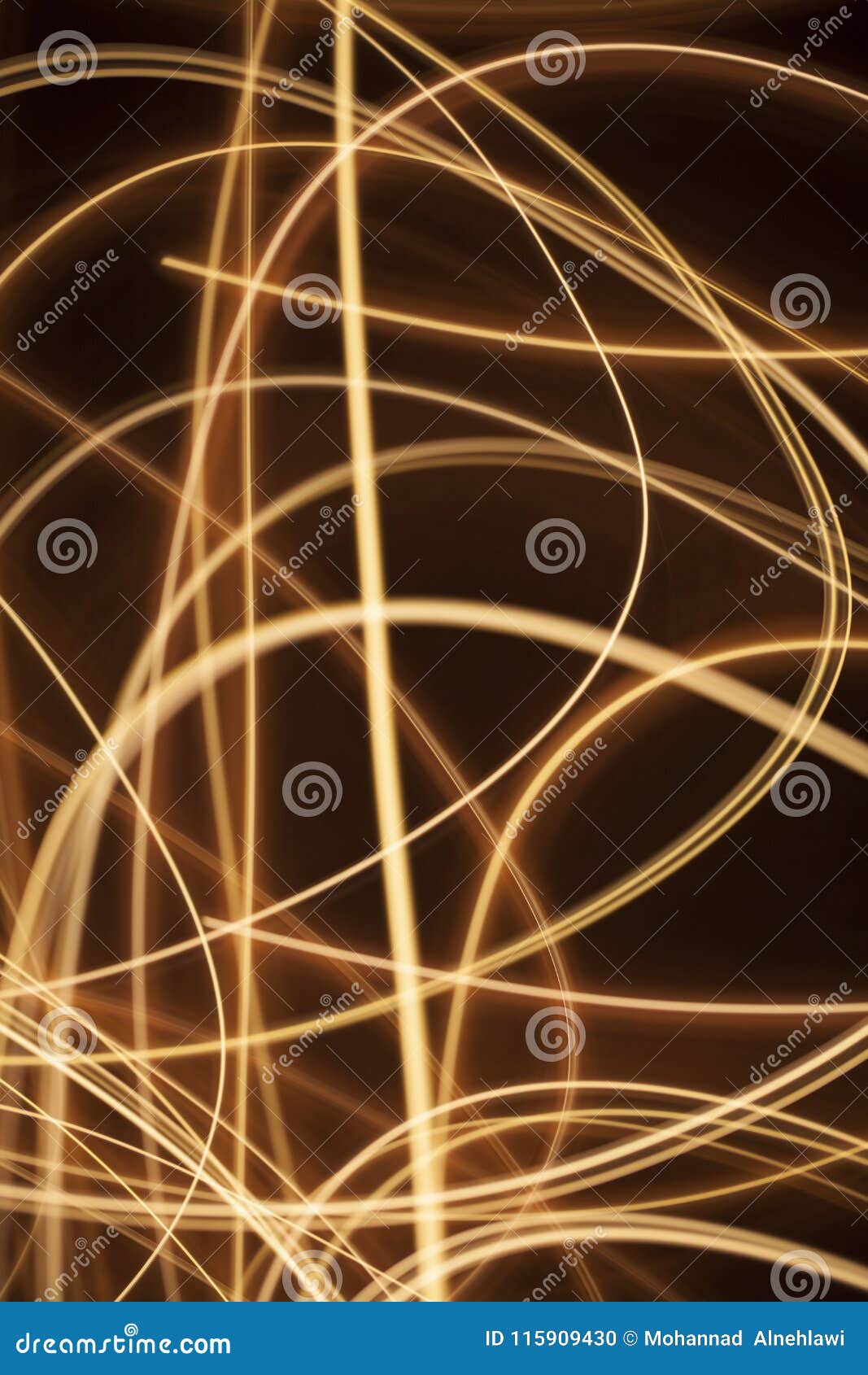 Swirl Sparkling Glowing Lines Background Stock Photo - Image of ...