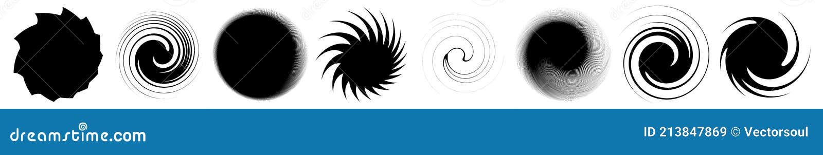 swirl, twirl, spiral , . motif with rotation, torsion effect
