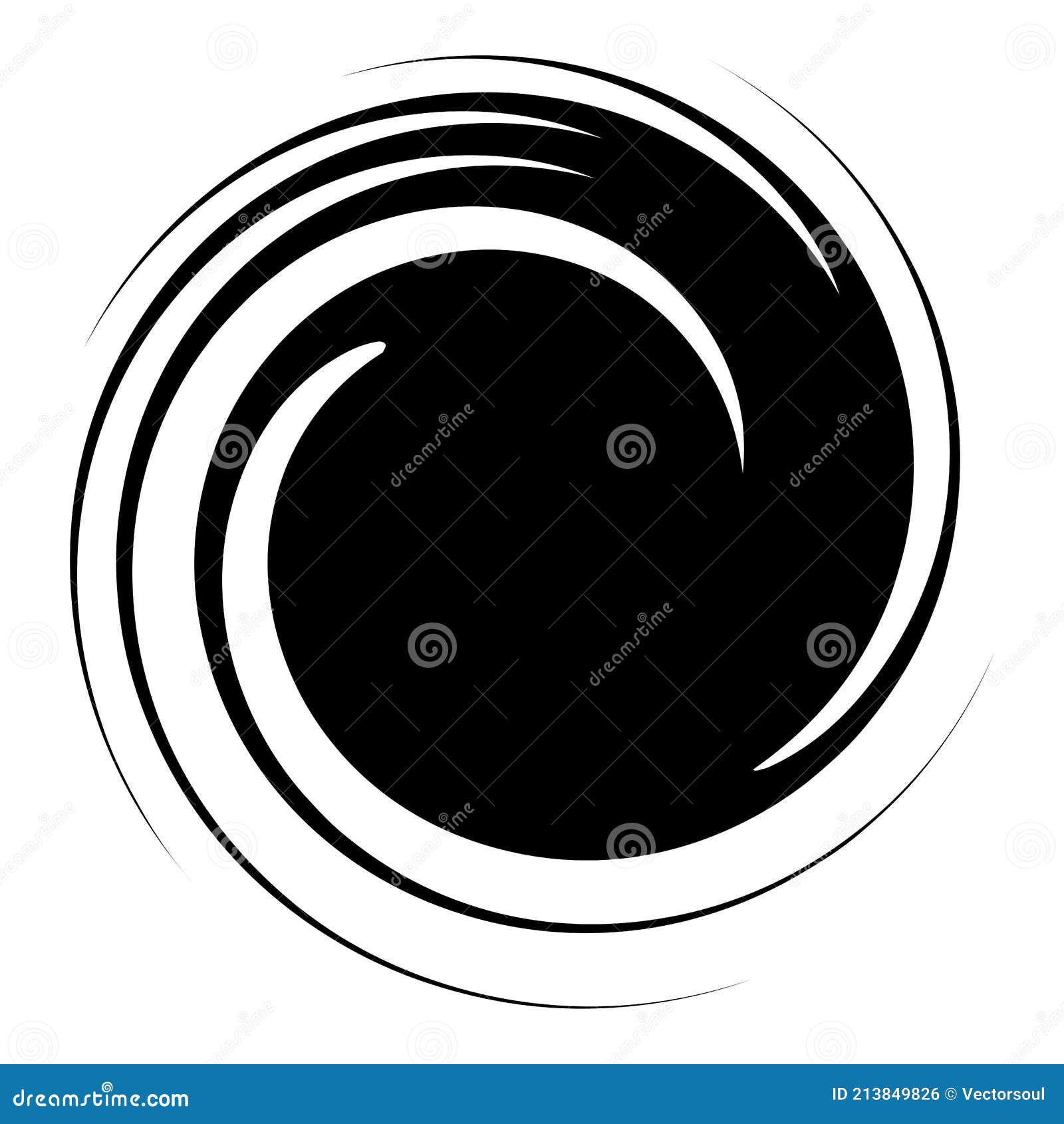 swirl, twirl, spiral , . motif with rotation, torsion effect