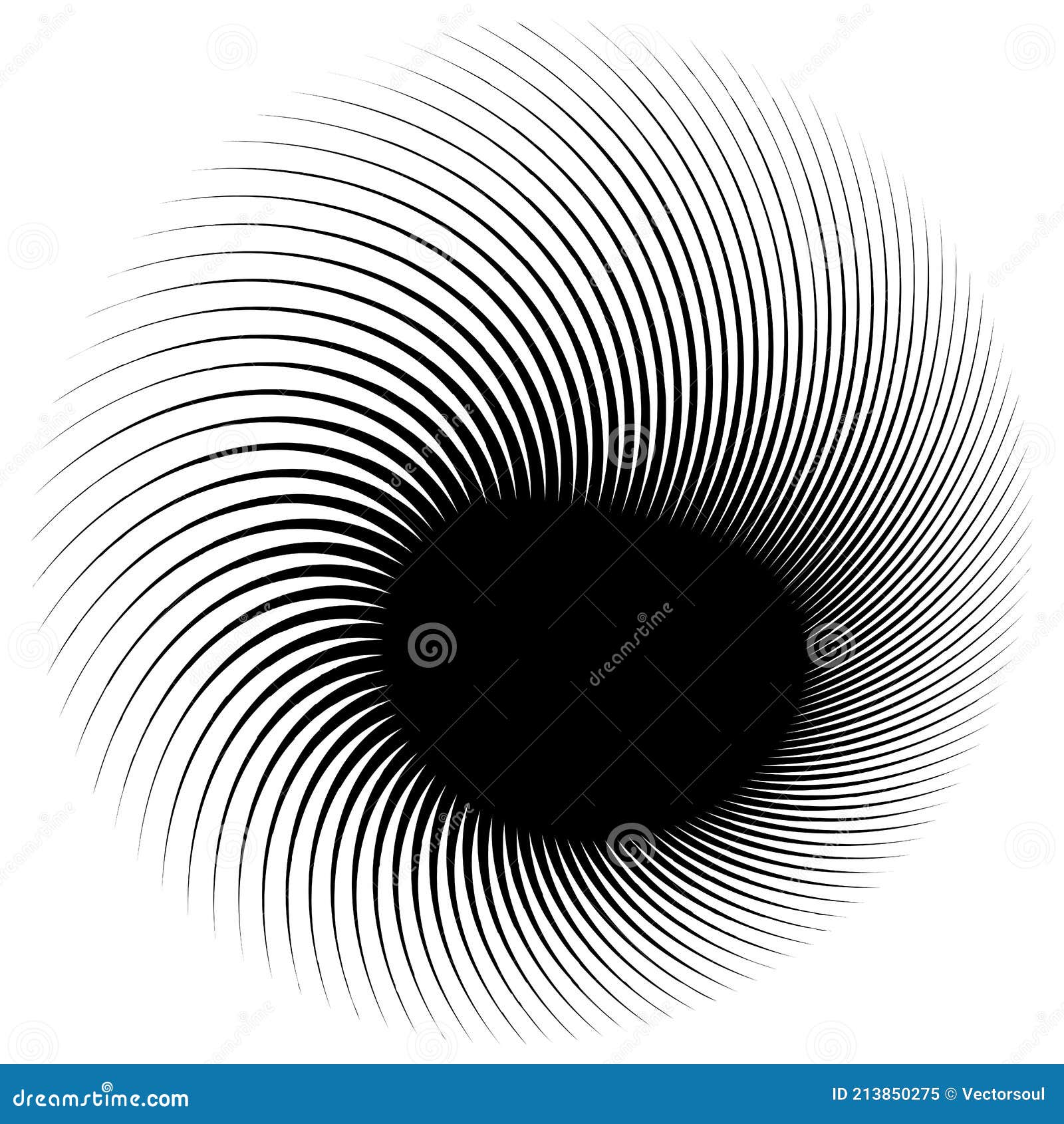 swirl, twirl, spiral , . motif with rotation, torsion effect