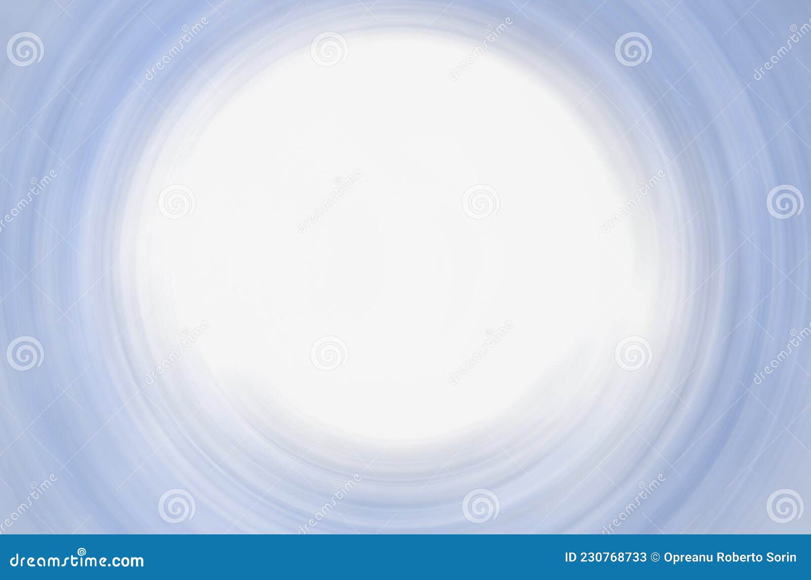 Swirling Blue Color on White Background Stock Illustration