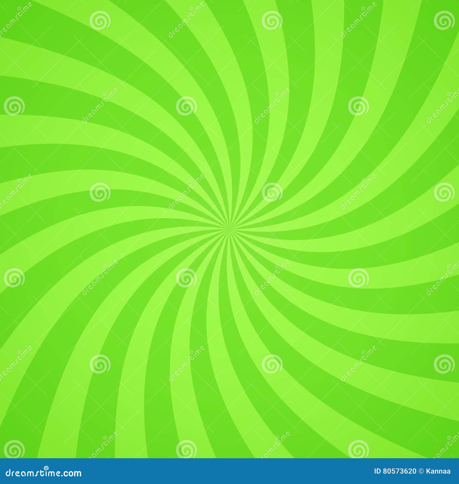 swirling radial bright green pattern background.  