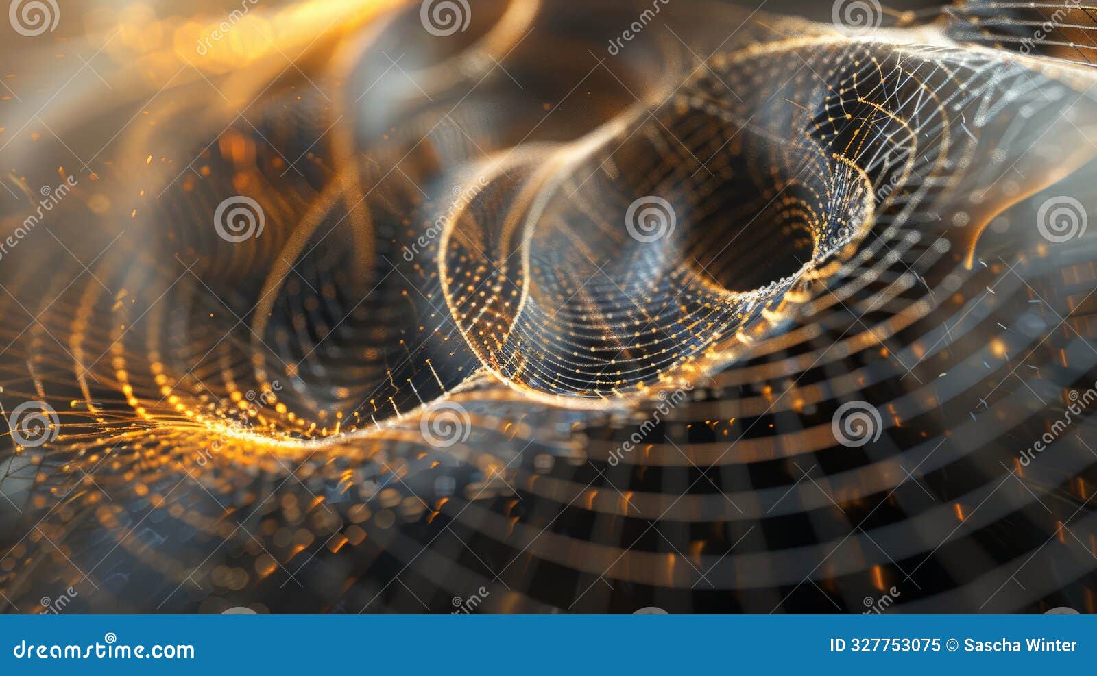 swirling vortex of data flow. generative ai