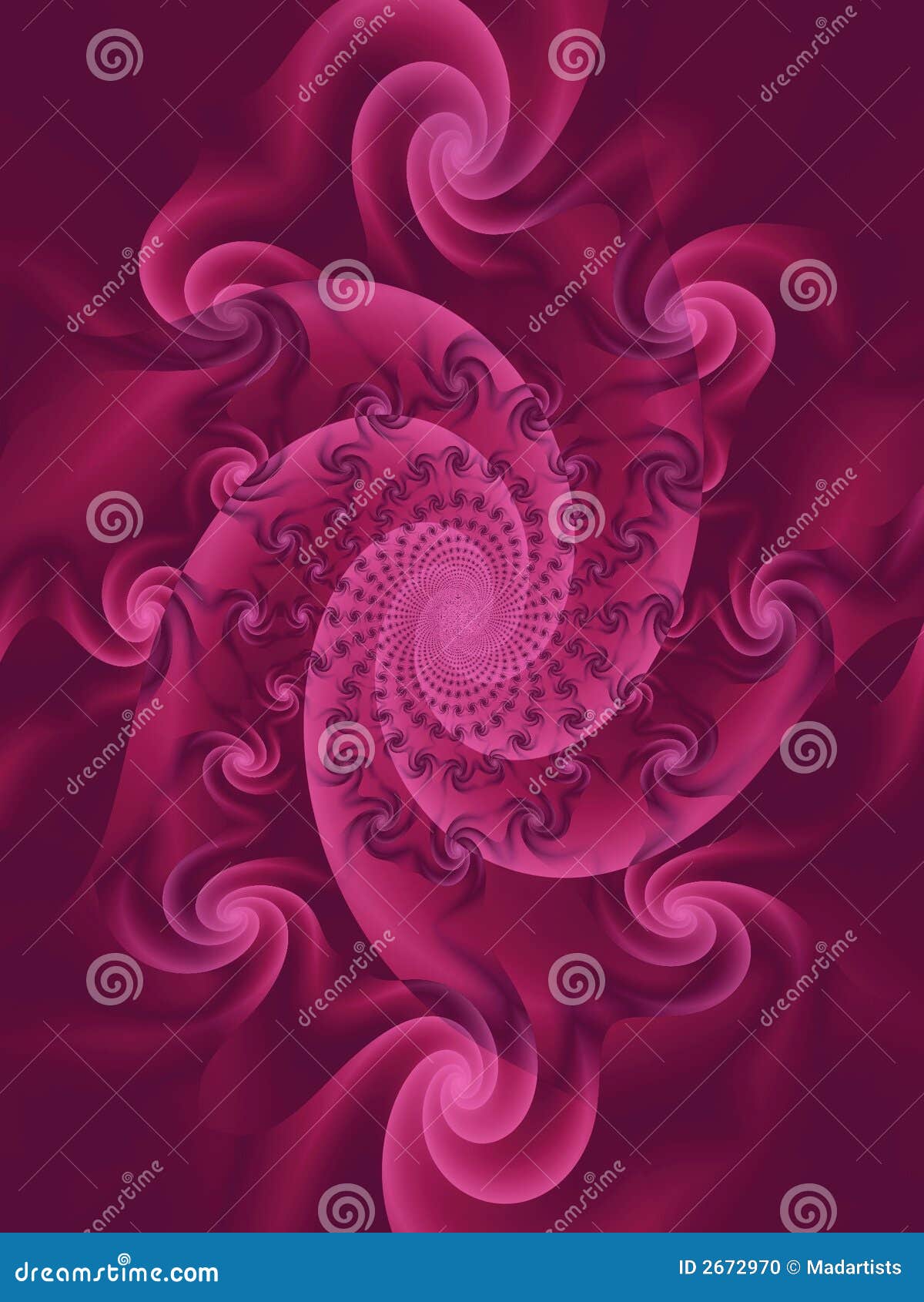 swirls spirals whirlpool pink