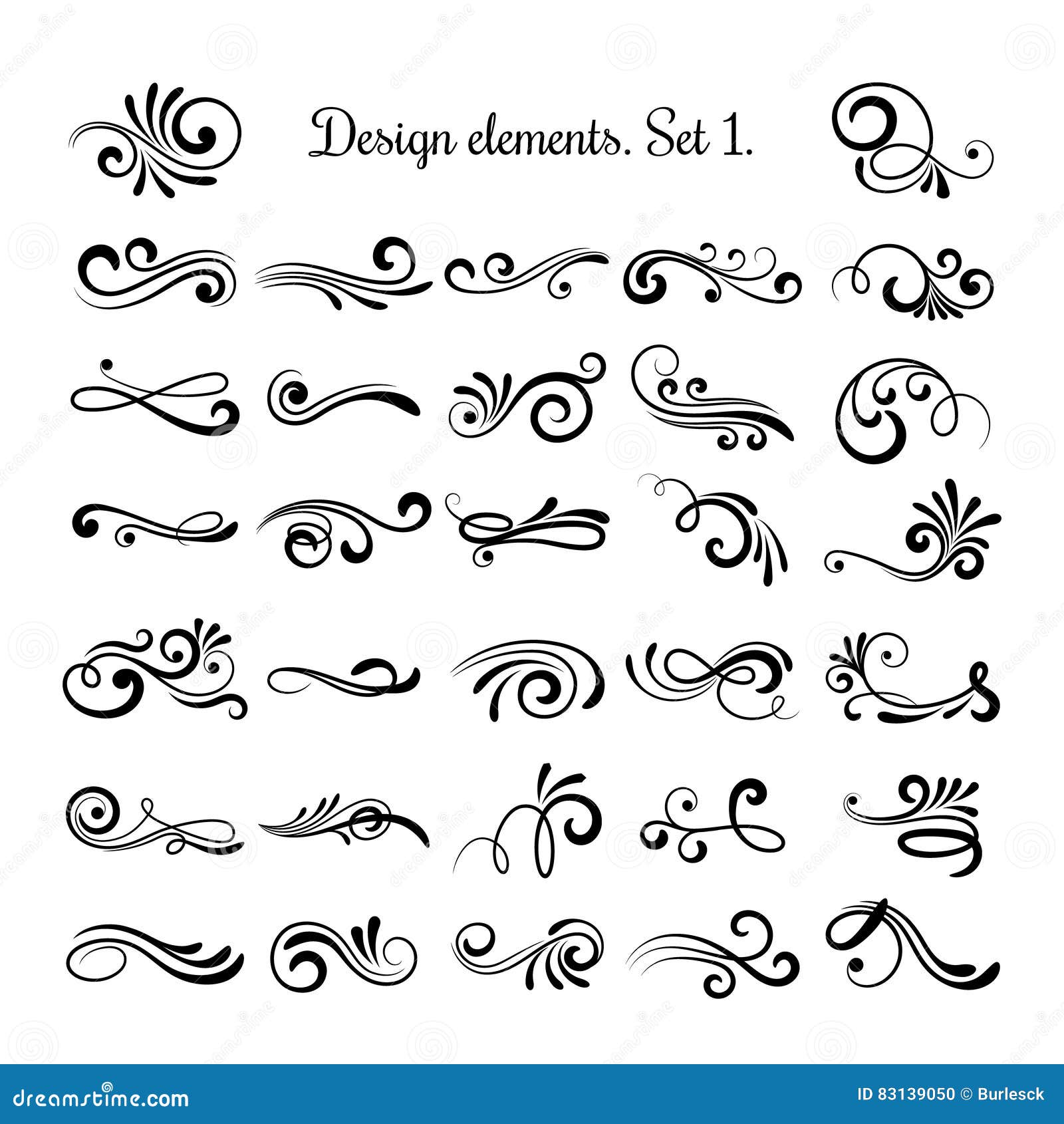 Vintage patterns and embellishments Royalty Free Vector