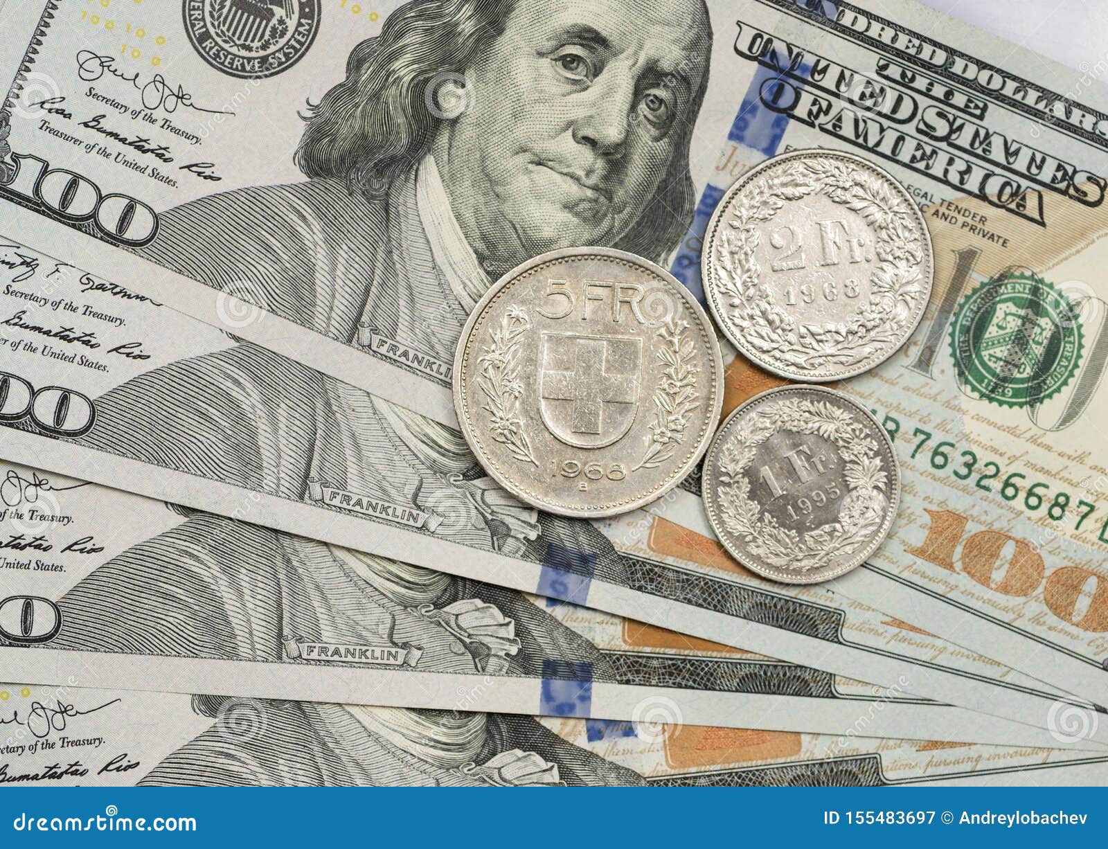 Swiss Franc Coin On Top Of Dollar Bills Stock Image Image Of Banknote coins-of-euro-dollar-and-swiss-franc-stock-photo-image-of-banknote