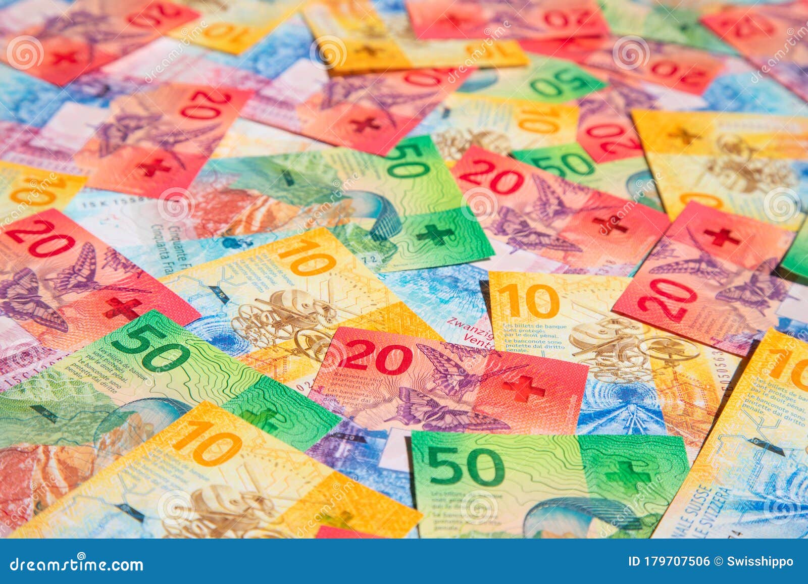 Swiss francs stock photo. Image of rate, business, franc 179707506