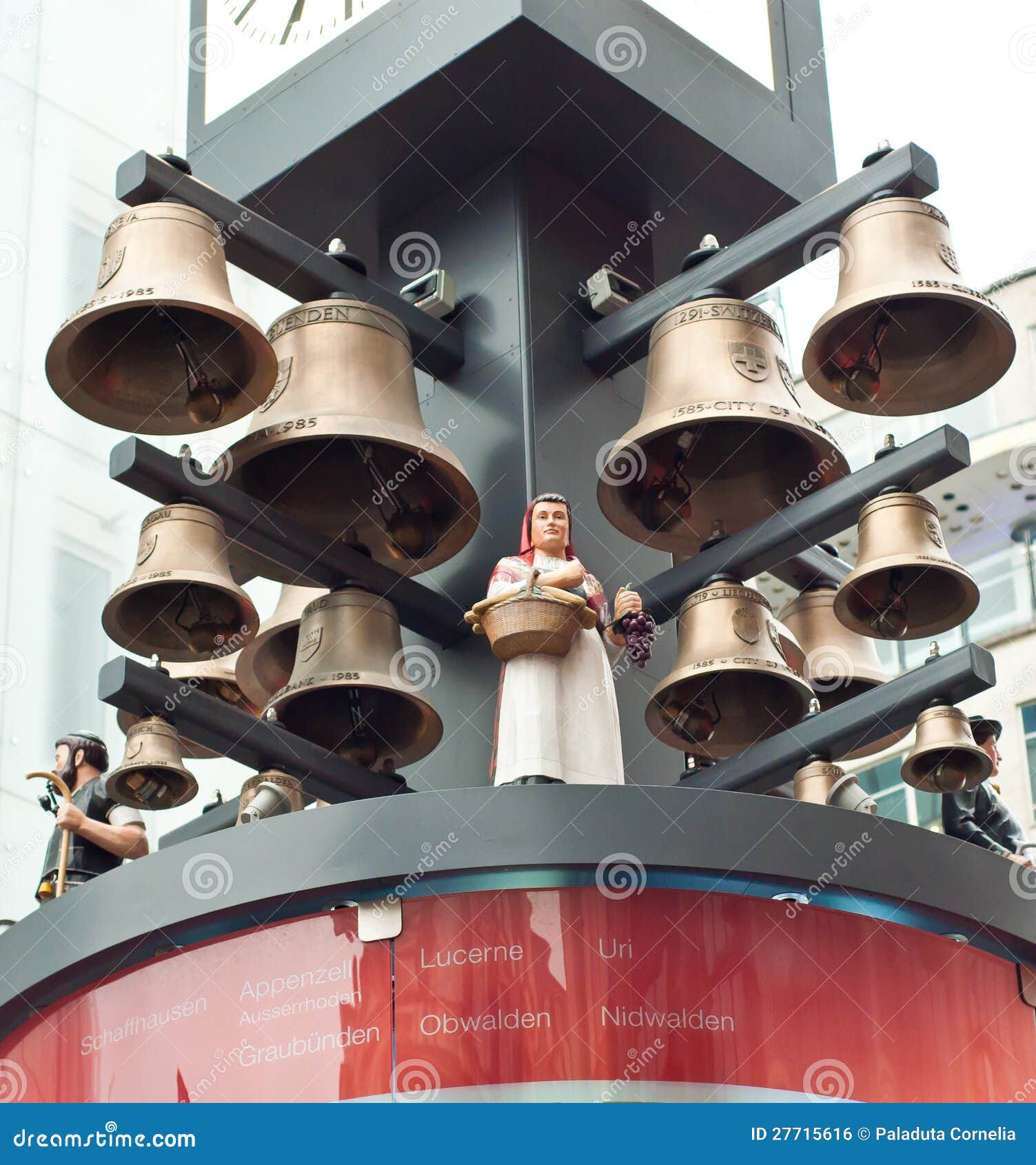 The Swiss Glockenspiel, Freestanding Clock Located West Of Leicester