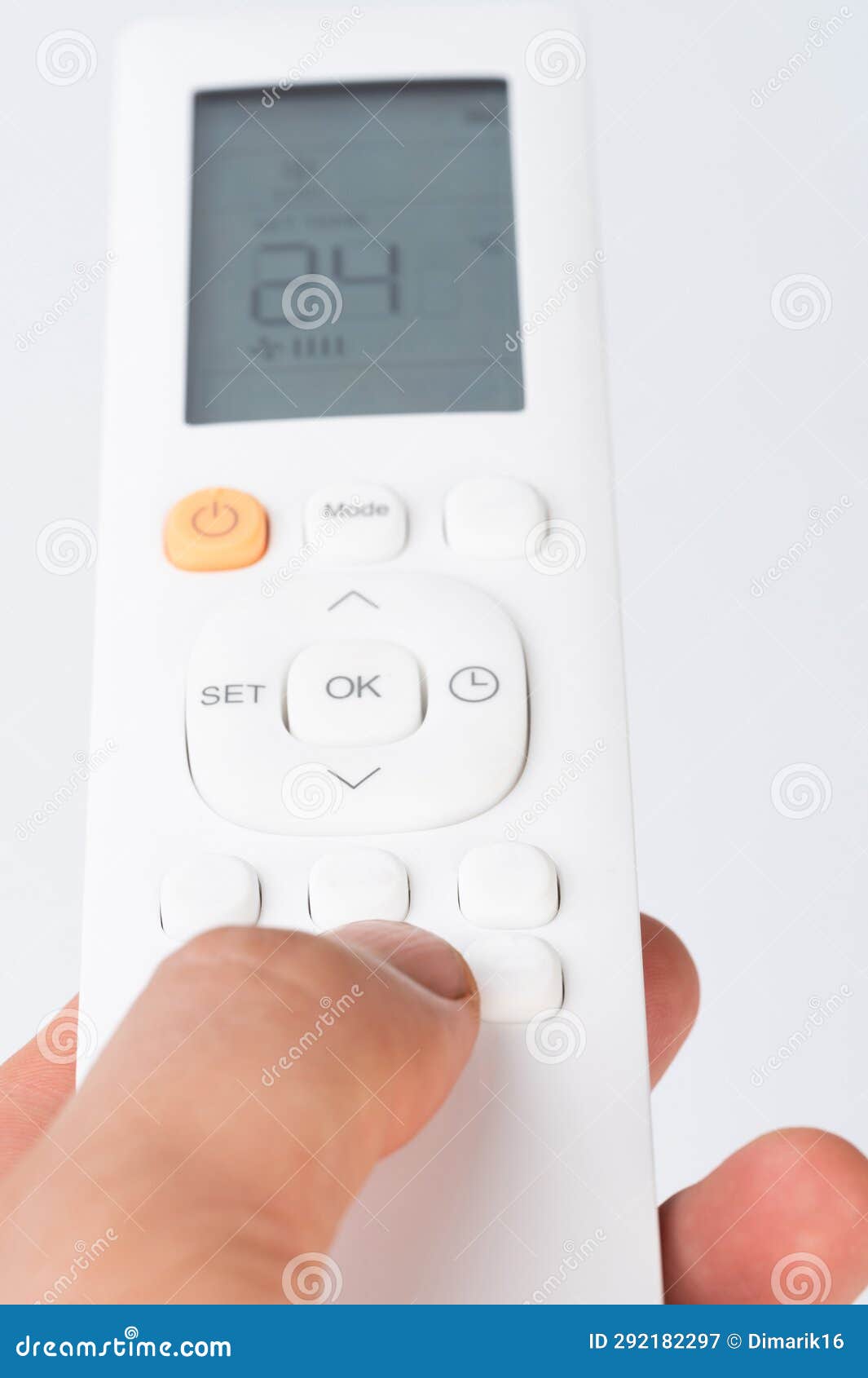 Switch Setting of Air Conditioner Stock Image Image of energy