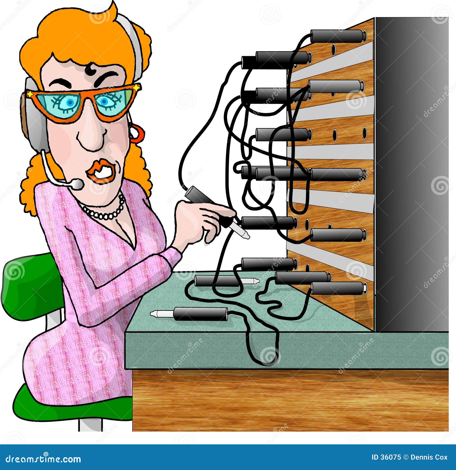 Switchboard Cartoons, Illustrations & Vector Stock Images - 1527