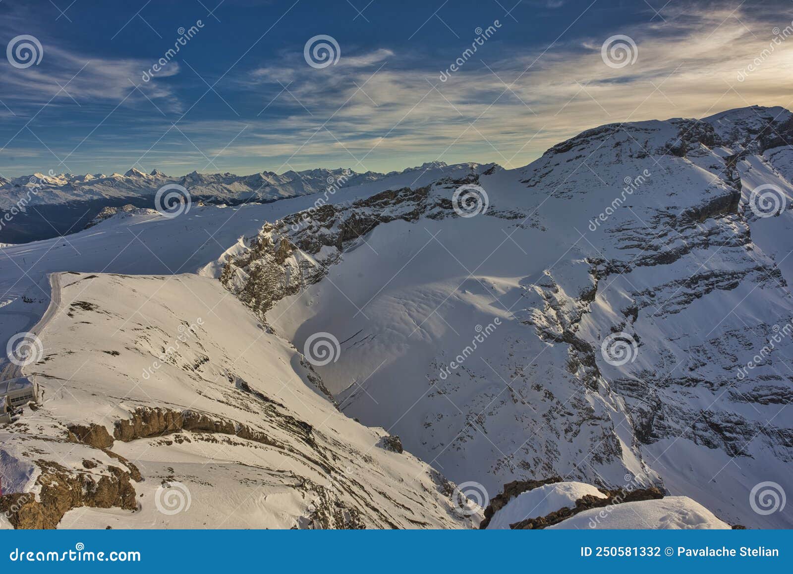 switzerland canton of vaud col de pillon glacier 3000, diableret