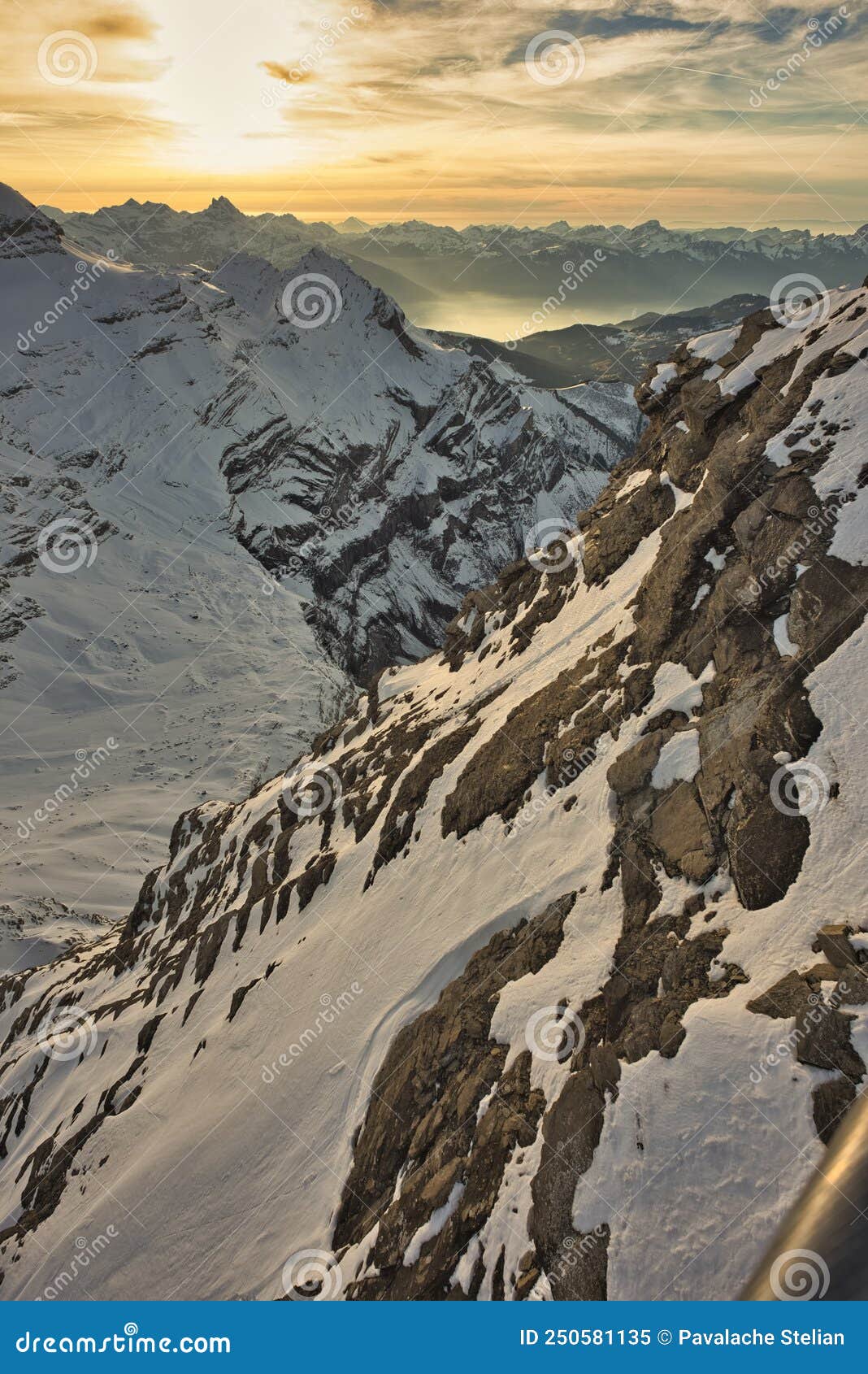 switzerland canton of vaud col de pillon glacier 3000, diableret