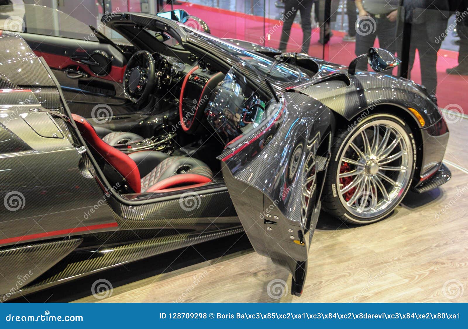 Switzerland Geneva March 8 2018 The Pagani Huayra